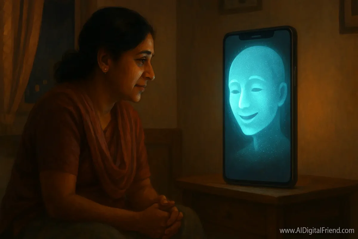 π The 10 Most Transformative AI Innovations of 2025 β Changing the Way We Work, Learn & Live Emotional AI companion talking to a lonely person