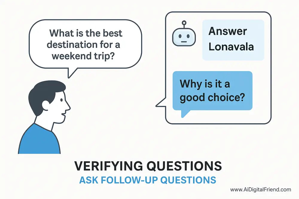 AI comparing multiple answers and selecting the most consistent response using self-consistency prompting verification method.